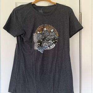 Gray Graphic Short Sleeve Tee